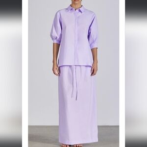 Bondi Burn Vista Maxi Lavender Skirt